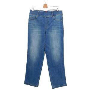 Spanx Women's‎ Vintage Indigo Straight Leg Ankle Jeans Size 1X High Rise Shaping